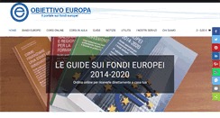 Desktop Screenshot of obiettivoeuropa.com